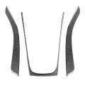 3 in 1 Car Carbon Fiber Gears Panel Decorative Sticker for Audi A5 Hard Top 2008-, Left and Right Dr