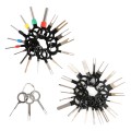 41 in 1 Car Plug Circuit Board Wire Harness Terminal Extraction Pick Connector Crimp Pin Back Needle