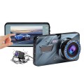 4 inch Touch Screen Car 2.5D HD 1080P Dual Recording Driving Recorder DVR Support Parking Monitoring