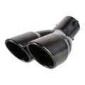 Universal Car Styling Stainless Steel Elbow Exhaust Tail Muffler Tip Pipe, Inside Diameter: 7.2cm (G