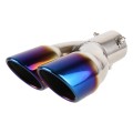 Universal Car Styling Stainless Steel Straight Exhaust Tail Muffler Tip Pipe, Inside Diameter: 7.2cm
