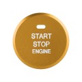 Car Engine Start Key Push Button Inner Ring Trim Sticker Decoration for Mazda Axela CX-30 2020 (Gold