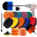 31 in 1 Floor Wall Window Glass Cleaning Descaling Electric Drill Brush Head Set