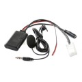 Car Wireless Audio Adapter Cable Bluetooth Music AUX  Receiver + MIC Phone Function for Mazda 5 8 CX
