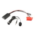 Car AUX Bluetooth Audio Cable Wiring Harness + MIC for Mercedes-Benz Special by abaecker BE2210/BE16