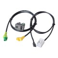Car AUX USB Switch Holder + Cable Wiring Harness for Volkswagen Magotan / Touran / Polo / Touran RCD