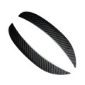 Car Front Wind Knife Decoration Sticker Strip for Mercedes-Benz C Class C180L/C260L/C300L (Carbon Fi