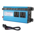 Carmaer 48V to 220V 1200W Double Socket Car Double Digital Display Inverter Household Power Converte