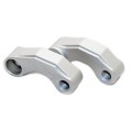 SF-YSZ-2 Mirror Code Motorcycle Modification Aluminum Alloy CNC Rearview Extension Bracket Set (Silv