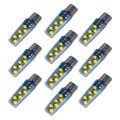 10 PCS T10 DC12V / 1.2W Car Clearance Light 12LEDs COB Lamp Beads (Yellow Light)