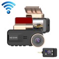 F22 3.16 inch 1080P HD Night Vision WiFi Connected Driving Recorder with In-car View Camera