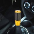 Universal Car Carbon Fiber Metal Gear Shift Knob (Gold)