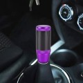 Universal Car Carbon Fiber Metal Gear Shift Knob (Purple)