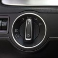 Car Headlight Switch Decorative Ring for Volkswagen Golf (Silver)