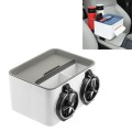 Car Multifunctional Storage Box Water Cup Holder (Grey)