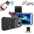 H808 4 inch Car HD Double Recording Driving Recorder, WiFi + Gravity Parking Monitoring + GPS