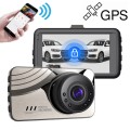 D906 3 inch Car Ultra HD Driving Recorder, Single Recording + GPS + WIFI + Gravity Parking Monitorin