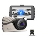 D906 3 inch Car HD Driving Recorder, Double Recording Gravity Parking Monitoring