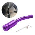 Car Modified Racing Quick Curved Gear Lever Extension Rod for Volkswagen T4 1990-2003 (Purple)