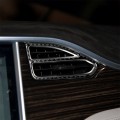 4 PCS Carbon Fiber Car Central Control Instrument Outlet Decorative Sticker for Tesla Model X, Suita