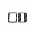 2 PCS / Set Carbon Fiber Car Window Buttons Decorative Sticker for Volkswagen Scirocco 2009-2016,Lef