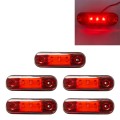 5 PCS MK-327 Car / Truck 3LEDs Side Marker Indicator Light Tail Light (Red Light)