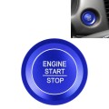 Car Engine Start Key Push Button Ring Trim Sticker for Honda(Blue)