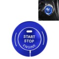 Car Engine Start Key Push Button Ring Trim Sticker for Infiniti (Blue)