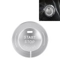 Car Engine Start Key Push Button Ring Trim Sticker for Infiniti (Silver)