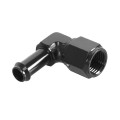 Car 90 Degree Quick Connect Female AN6-3/8 Swivel Barb Fitting Adapter