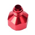AN10 to AN8 Male and Female Connector Conversion Screw Oil Cooler Conversion Reducer Adapter (Red)