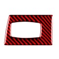 For BMW 3 Series E90 Carbon Fiber Car Ignition Switch Key Hole Decoration Sticker, Right Drive (Red)