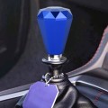 Universal Car Diamond Shape Metal Gear Shift Knob (Blue)