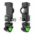 Bicycle / Motorcycle Anti-theft Anti-take Off Mobile Phone Holder without Light (Green)