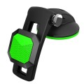 Multifunctional Car Center Console Dashboard Suction Cup Magnetic Phone Holder (Green)