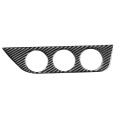 Car Carbon Fiber Air Conditioning Switch Panel Decorative Sticker for Toyota Corolla / Levin 2014-20