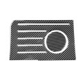 2 PCS / Set Carbon Fiber Car Central Control Storage Box Slot Mat Decorative Sticker for Toyota Tund