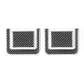4 PCS / Set Carbon Fiber Car Rear Seat Adjustment Panel Decorative Sticker for Toyota Tundra 2014-20