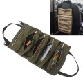 Car Auto Multi-function Canvas Storage Bag Portable Tool Bag Hanging Pocket Bag (Army Green)