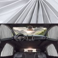 4 in 1 Car Auto Sunshade Curtains Windshield Cover Set (Silver)