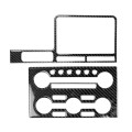 2 PCS Car Carbon Fiber Navigation Instrument Decorative Sticker for Nissan GTR R35 2008-2016, Left D