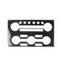 Car Carbon Fiber Instrument Control Panel Decorative Sticker for Nissan GTR R35 2008-2016, Left Driv