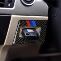 Three Color Carbon Fiber Car Right Driving Ignition Switch Decorative Sticker for BMW E90 / E92 2005