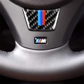 Little B Version Three Color Carbon Fiber Car Steering Wheel Decorative Sticker for BMW E90 2005-201