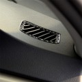 Carbon Fiber Car Left Driving Instrument Air Outlet Decorative Sticker for BMW E90 2005-2012