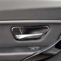 Carbon Fiber Car Door Bowl Decorative Sticker for BMW F30 2013-2018 / F34 2013-2017