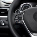 Three Color Carbon Fiber Car Steering Wheel Key Frame Decorative Sticker for BMW F20 2012-2018 / F21