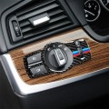 Three Color Carbon Fiber Car Headlight Switch Decorative Sticker for BMW 5 Series F01 / F10 / F07 /