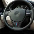 B Edition Three Color Carbon Fiber Car Large Steering Wheel Decorative Sticker for BMW 5 Series F10