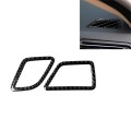 Carbon Fiber Car Instrument Air Outlet Decorative Sticker for BMW 5 Series F10 2011-2017,Sutible for
